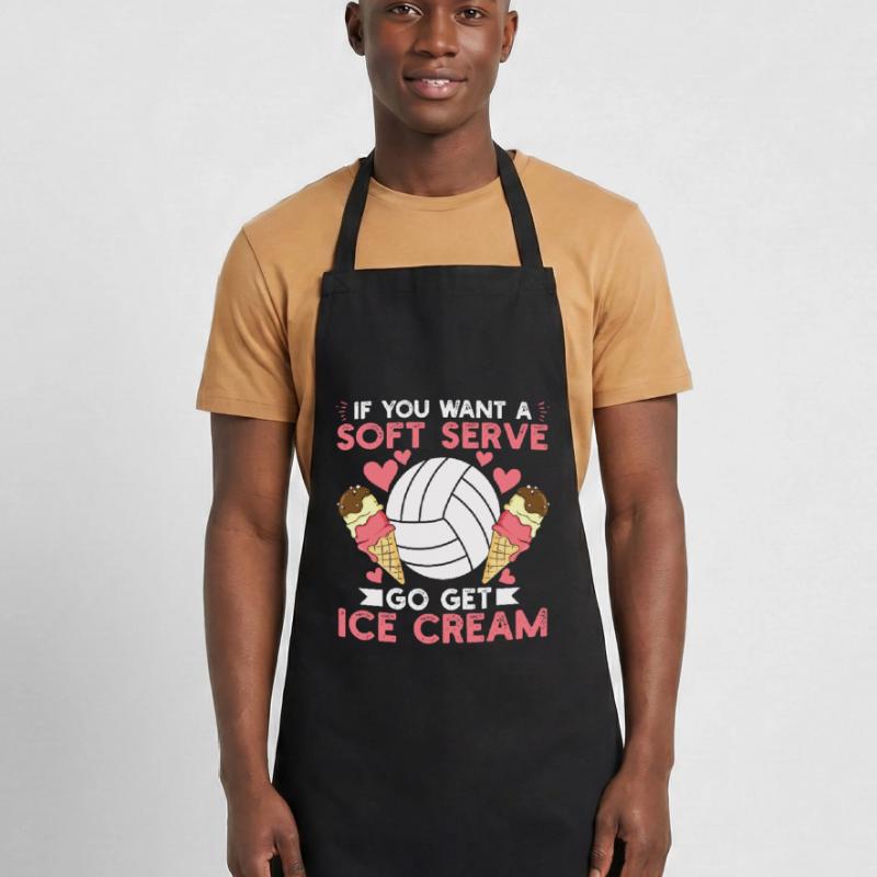 Wenn Sie eine Softportion wollen, besorgen Sie sich Eis Kochschürze