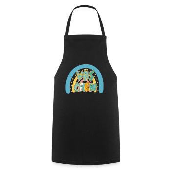 VBS Colorful Bible Vacation School Love - Cooking Apron - black - Front - AI Model Male 185 dark (185cm)