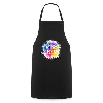 VBS Colorful Bible Vacation School Love - Cooking Apron - black - Front - AI Model Male 185 dark (185cm)