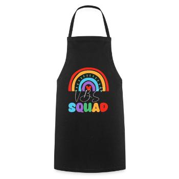 VBS Summer Love Squad Christian Bible - Cooking Apron - black - Front - AI Model Male 185 dark (185cm)