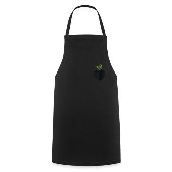 Urban Gardener Männer Frauen Microgreens - Kochschürze - Schwarz - Vorne - AI Model Male 185 dark (185cm)