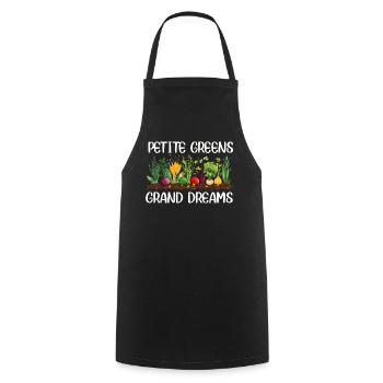 Urban Gardener Männer Frauen Microgreens - Kochschürze - Schwarz - Vorne - AI Model Male 185 dark (185cm)