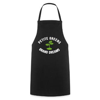 Urban Gardener Männer Frauen Microgreens - Kochschürze - Schwarz - Vorne - AI Model Male 185 dark (185cm)