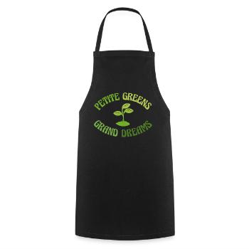 Urban Gardener Männer Frauen Microgreens - Kochschürze - Schwarz - Vorne - AI Model Male 185 dark (185cm)