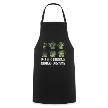 Urban Gardener Männer Frauen Microgreens - Kochschürze - Schwarz - Vorne - AI Model Male 185 dark (185cm)