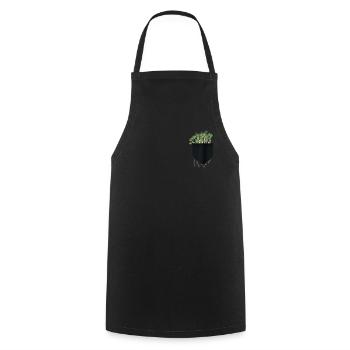 Urban Gardener Männer Frauen Microgreens - Kochschürze - Schwarz - Vorne - AI Model Male 185 dark (185cm)