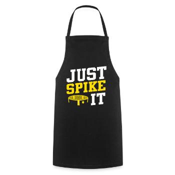 Just Spike It Roundnet Enthusiast - Cooking Apron - black - Front - AI Model Male 185 dark (185cm)