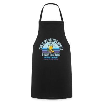 Cremiges Eisbecher-Dessert Stört mich nicht - Kochschürze - Schwarz - Vorne - AI Model Male 185 dark (185cm)