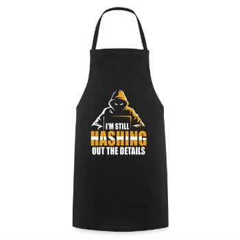 Ethical Hacker Cybersecurity Expertise - Cooking Apron - black - Front - AI Model Male 185 dark (185cm)