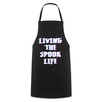 Vivre la vie fantôme Spook Life Appât - Tablier de cuisine - noir - Devant - AI Model Male 185 dark (185cm)