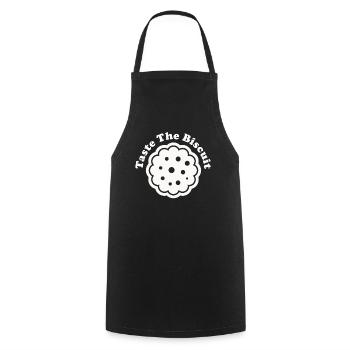 Taste The Biscuit Taste The Goodness - Cooking Apron - black - Front - AI Model Male 185 dark (185cm)