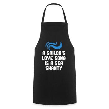 Sailor Meme Pirate Ship Ocean Sailing - Cooking Apron - black - Front - AI Model Male 185 dark (185cm)