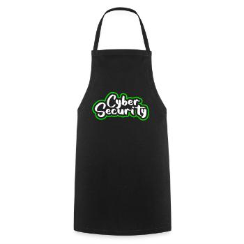 Ethical Hacker Cybersecurity Expertise - Cooking Apron - black - Front - AI Model Male 185 dark (185cm)