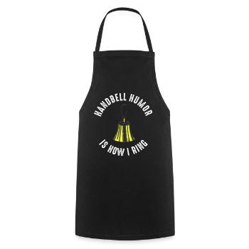 Chorale Instrument de musique Cloche à main Chorale - Tablier de cuisine - noir - Devant - AI Model Male 185 dark (185cm)