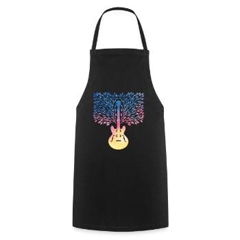 Yggdrasil Nature Musicien Arbre De Vie - Tablier de cuisine - noir - Devant - AI Model Male 185 dark (185cm)