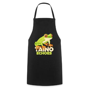 Taíno Echoes Caribbean Ancestry Pride - Cooking Apron - black - Front - AI Model Male 185 dark (185cm)