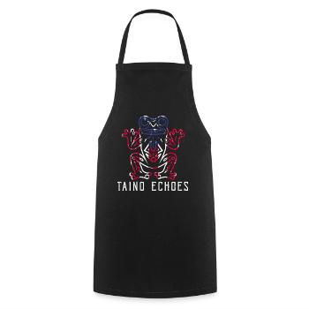 Taíno Echoes Caribbean Ancestry Pride - Cooking Apron - black - Front - AI Model Male 185 dark (185cm)