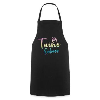 Taíno Echoes Caribbean Ancestry Pride - Cooking Apron - black - Front - AI Model Male 185 dark (185cm)