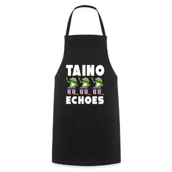 Taíno Echoes Caribbean Ancestry Pride - Cooking Apron - black - Front - AI Model Male 185 dark (185cm)