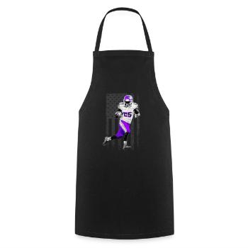 Lineman Because Quarterbacks Need Heroes - Cooking Apron - black - Front - AI Model Male 185 dark (185cm)