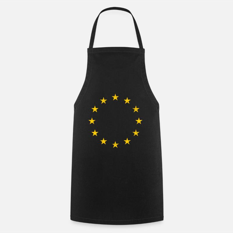 Union Européenne - Tablier de cuisine - noir