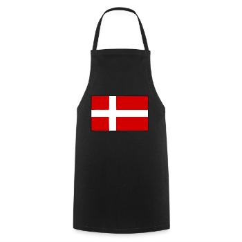 Denmark - Cooking Apron - black - Front - AI Model Male 185 dark (185cm)