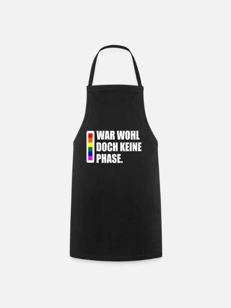 war wohl doch keine phase - Kochschürze - Schwarz