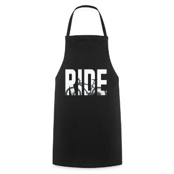 VTT - Tablier de cuisine - noir - Devant - AI Model Male 185 dark (185cm)