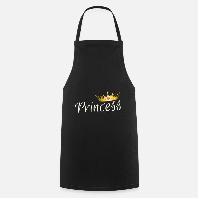 Princesse - princesse - Tablier de cuisine - noir