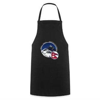 Hiking mount Everest Nepal Tibet - Cooking Apron - black - Front - AI Model Male 185 dark (185cm)