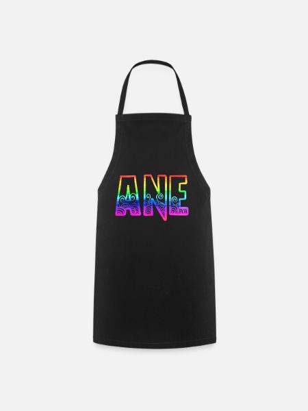 ane rs regenbogen - Kochschürze - Schwarz