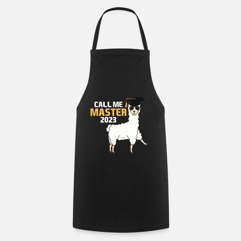 Call me Master 2023 - Kochschürze - Schwarz
