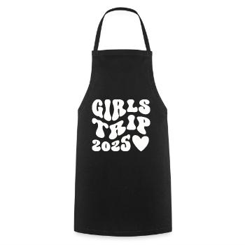 Week-end Filles Femmes Filles Voyage 2025 - Tablier de cuisine - noir - Devant - AI Model Male 185 dark (185cm)