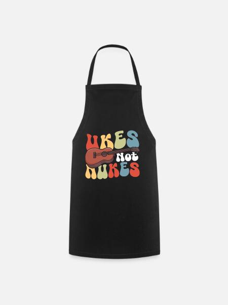 Ukulele Lover Music Ukulele Kostüm Ukulele Merch - Kochschürze - Schwarz