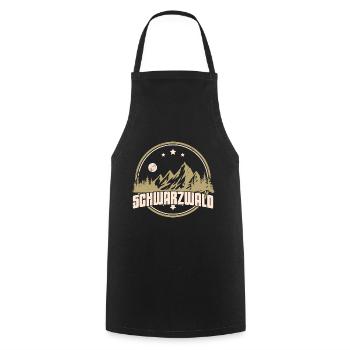 Black Forest Black Forest Girl Bollenhut Women - Cooking Apron - black - Front - AI Model Male 185 dark (185cm)