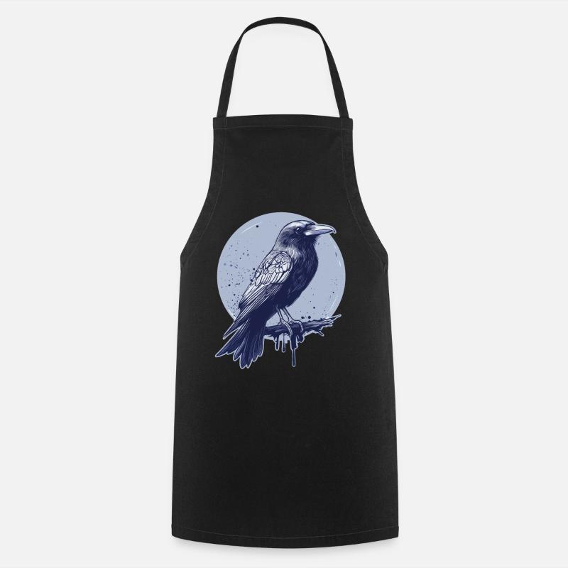 Corbeau corbeau - Tablier de cuisine - noir