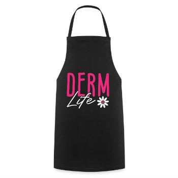 Skin Skin Care Hair Derm Life Dermatologist - Cooking Apron - black - Front - AI Model Male 185 dark (185cm)