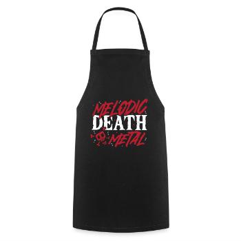 Trash-Musik Heavy Rock-Musik Melodic Death Metal - Kochschürze - Schwarz - Vorne - AI Model Male 185 dark (185cm)