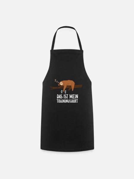 Das Ist Mein Trainingsshirt - Kochschürze - Schwarz