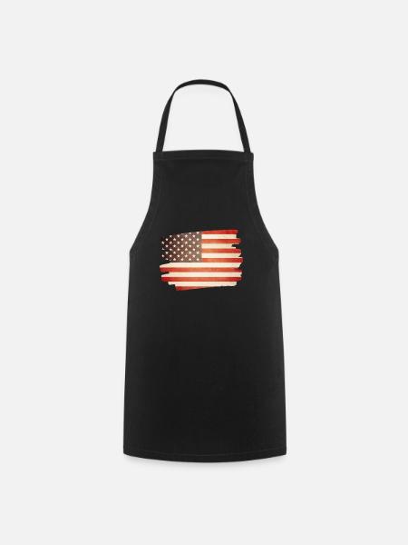 USA - Kochschürze - Schwarz
