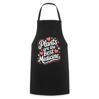 Végétarien Végétalien Végétarien Végétarien - Tablier de cuisine - noir - Devant - AI Model Male 185 dark (185cm)