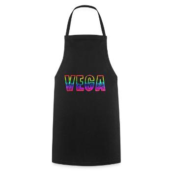 vega rs arc-en-ciel - Tablier de cuisine - noir - Devant - AI Model Male 185 dark (185cm)