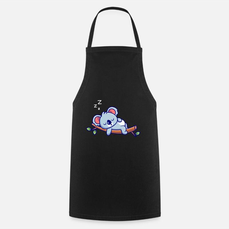 Koala Dormir - Tablier de cuisine - noir