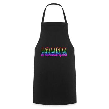 joana rs rainbow - Cooking Apron - black - Front - AI Model Male 185 dark (185cm)