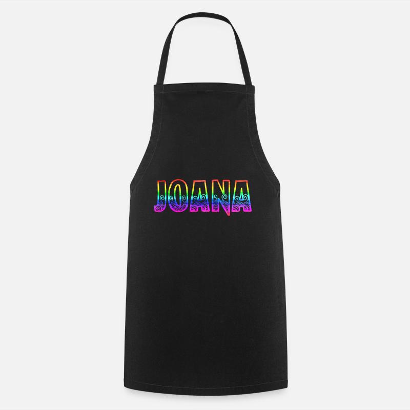 joana rs regenbogen - Kochschürze - Schwarz
