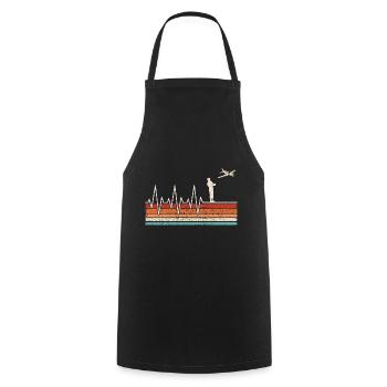 Modèle Fug Heartbeat - Tablier de cuisine - noir - Devant - AI Model Male 185 dark (185cm)