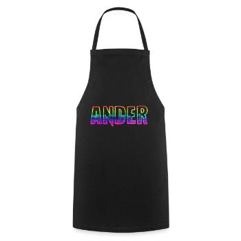 Other Rainbow - Cooking Apron - black - Front - AI Model Male 185 dark (185cm)