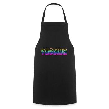 Yağmur RS Arc-en-ciel - Tablier de cuisine - noir - Devant - AI Model Male 185 dark (185cm)