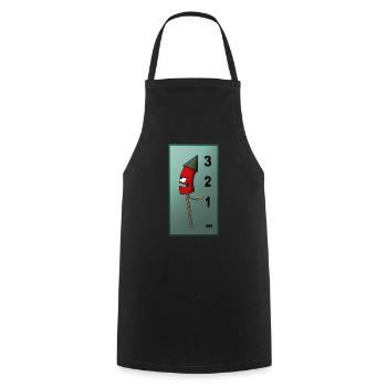 Sylvester 3 2 1 - Kochschürze - Schwarz - Vorne - AI Model Male 185 dark (185cm)