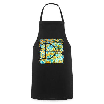 magnésium e 243 - Tablier de cuisine - noir - Devant - AI Model Male 185 dark (185cm)
